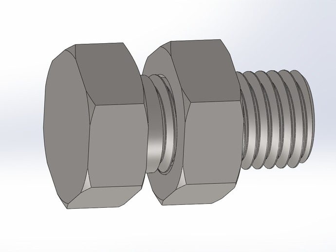 M16x30mm Nut and Bolt