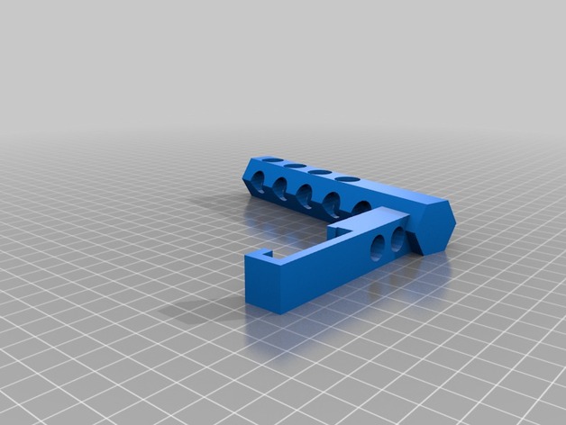 Sujeta rollo bobina parametrico customizable  para Prusa i3 RepRap / Parametric  Spool Holder  Customizer