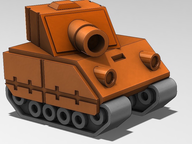 Tank Model from Advance Wars Game