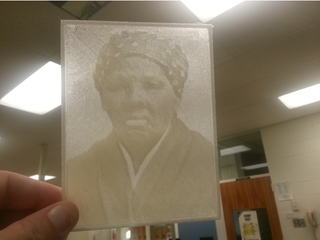 Harriet Tubman Lithopane