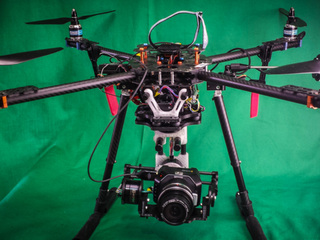 Hand held or Drone Mounted Gimbal for BlackMagic Micro Cinema or other Mid sized Camera