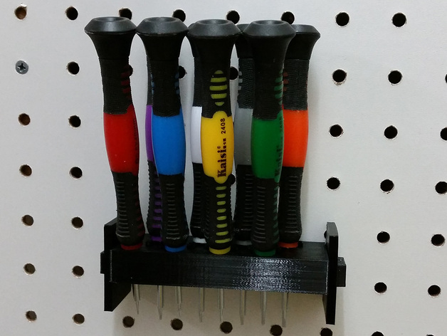 Precision Tool Holder for Pegboard