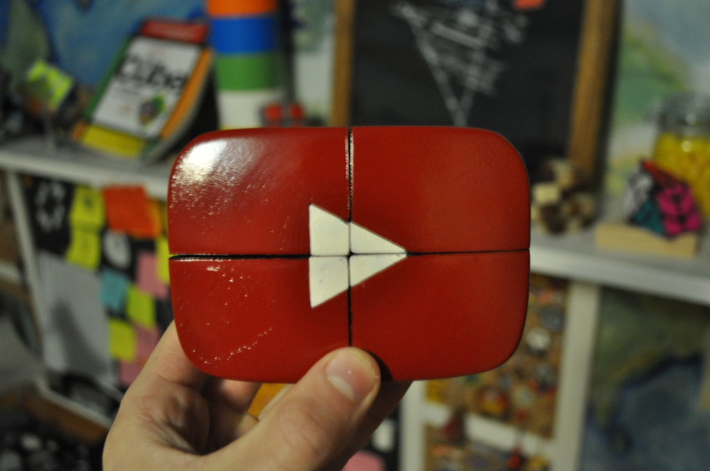 Youtube Play Button 2x2