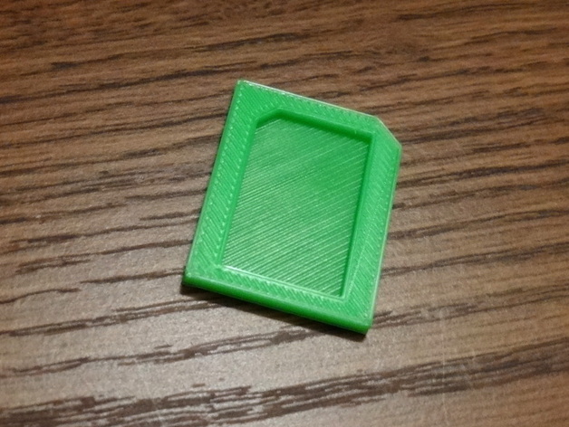 SIM to SD card case adapter