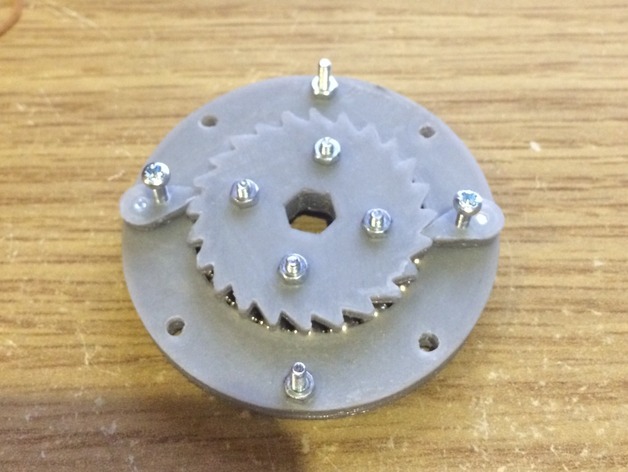 bearing with ratchet mechanism