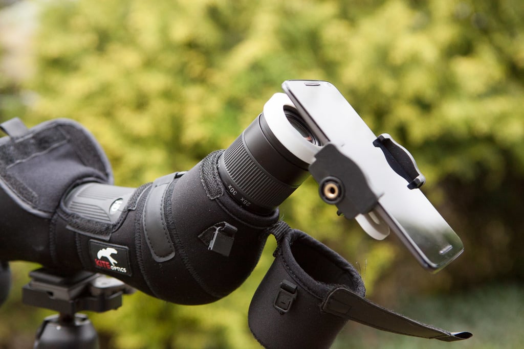 Spotting scope phone holder 55mm