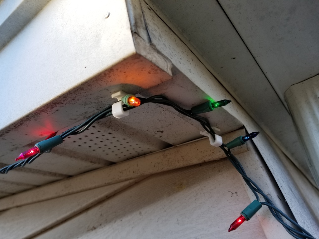 Holiday Lighting Soffit Clip