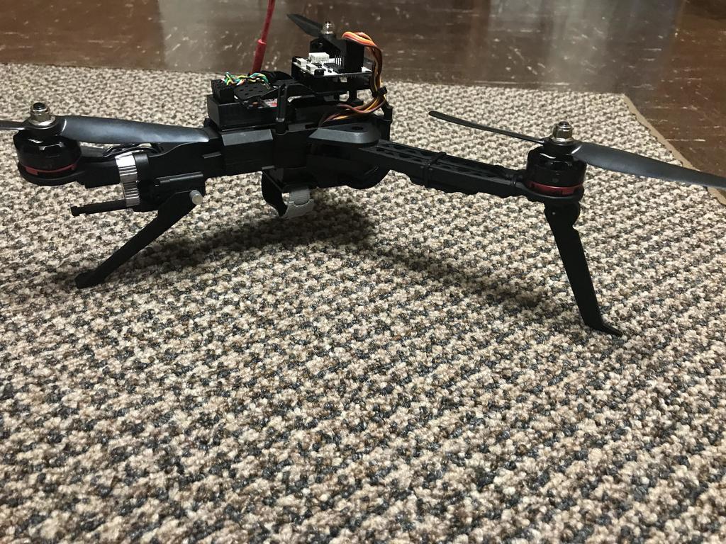 Extended legs for Trifecta Tricopter