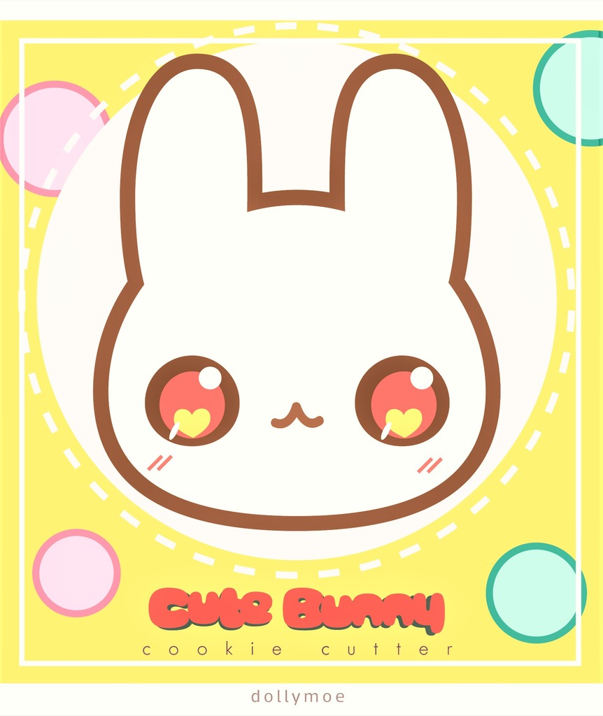 Cute Bunny cookie cutter