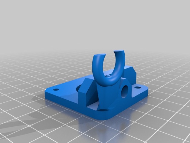Flexible Filament Extruder Upgrade for Creality CR-7, CR-10, Afinibot A5, A31 w/Cable Manager Clip