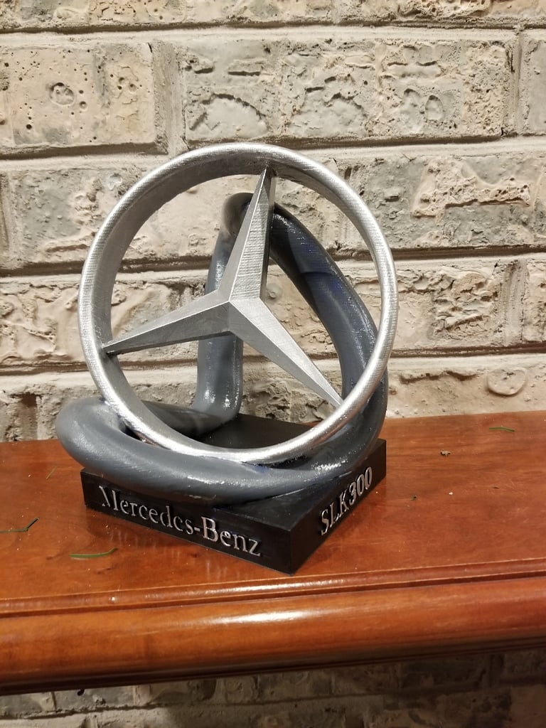Mercedes logo decoration 
