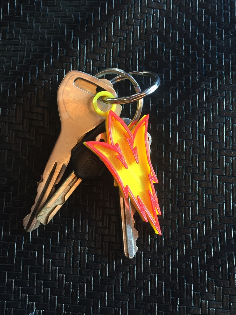 Pitchfork Keychain