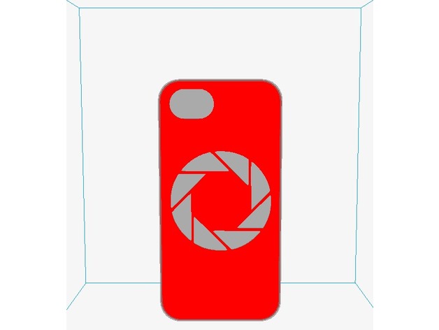 Customized iPhone 5 Cell Phone Case Aperture Science Logo (Portal)