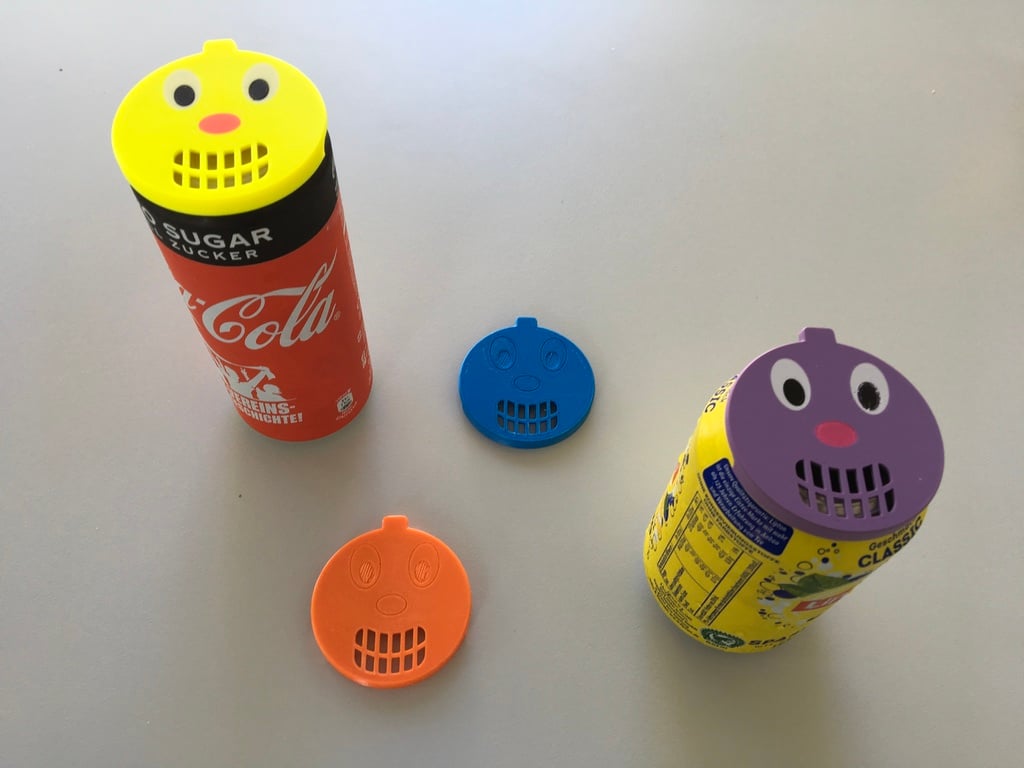 CapClown - insect cover for soda cans / Insektenschutz für Getränkedosen