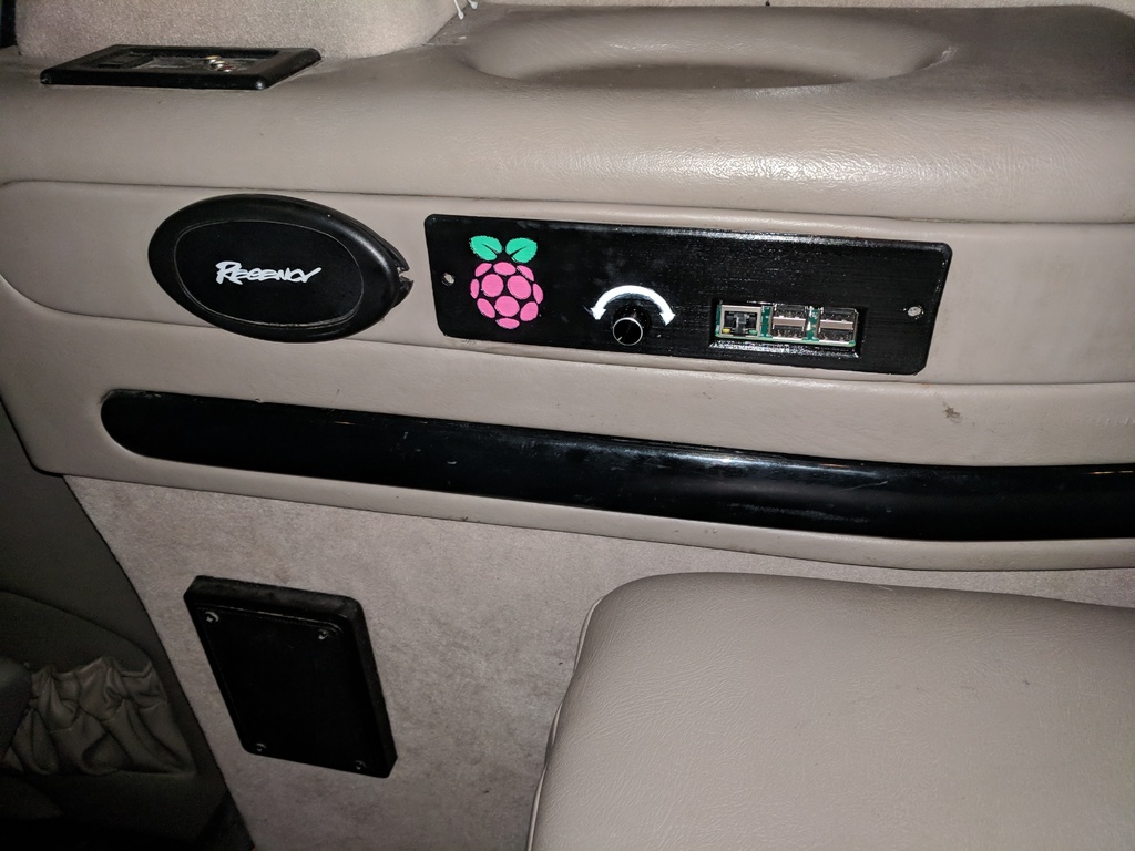 Raspberry PI Automotive cd/dvd player insert