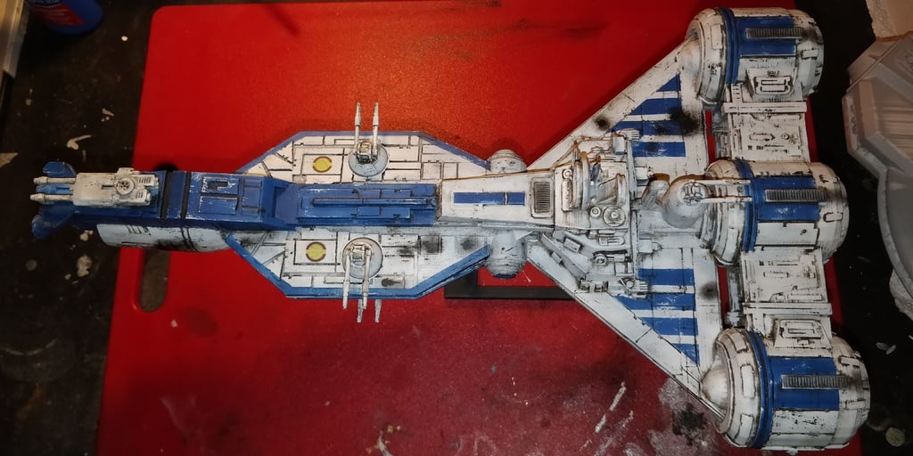 Republic Cruiser from Star Wars TPM remixed engines and more