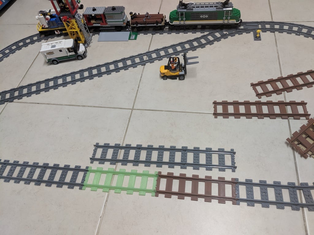 Lego Train Track, Straight 1.5X