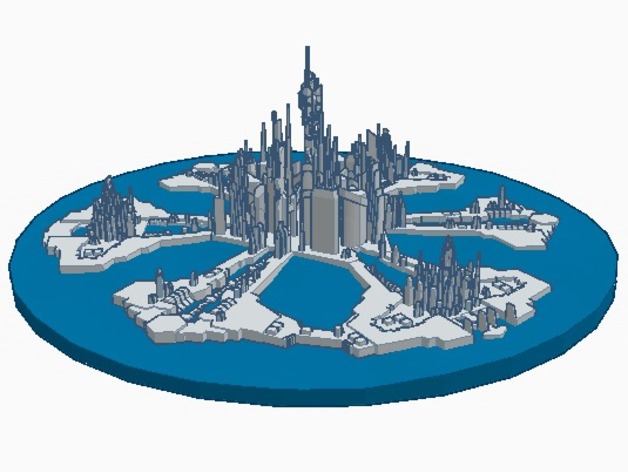 Stargate city of Atlantis (water/no-support remix)