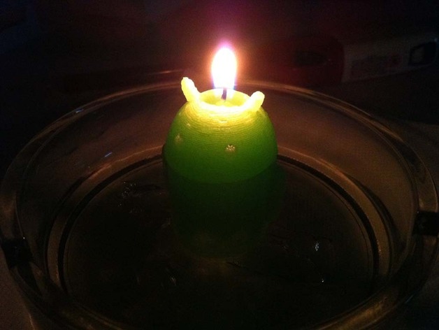 Candle of Android's Mascot