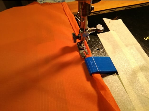Folded Hem Attachment For Sewing Machines