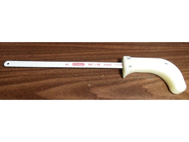 Hacksaw end blade handle