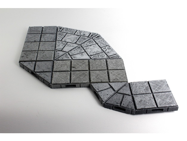 Image of OpenForge Cut-Stone OpenLOCK Angled Floors