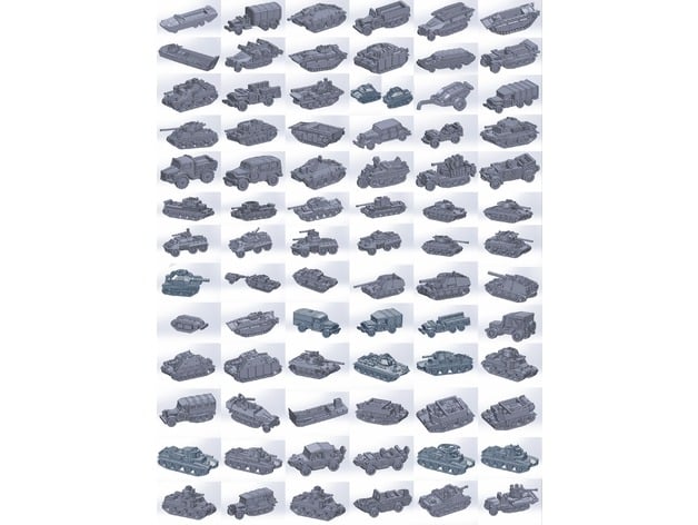 1200 Tanks And Vehicles Pack 3