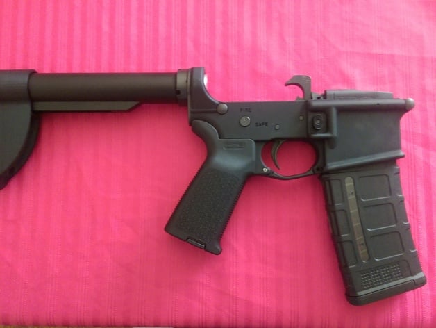 Mini AR-15 stock