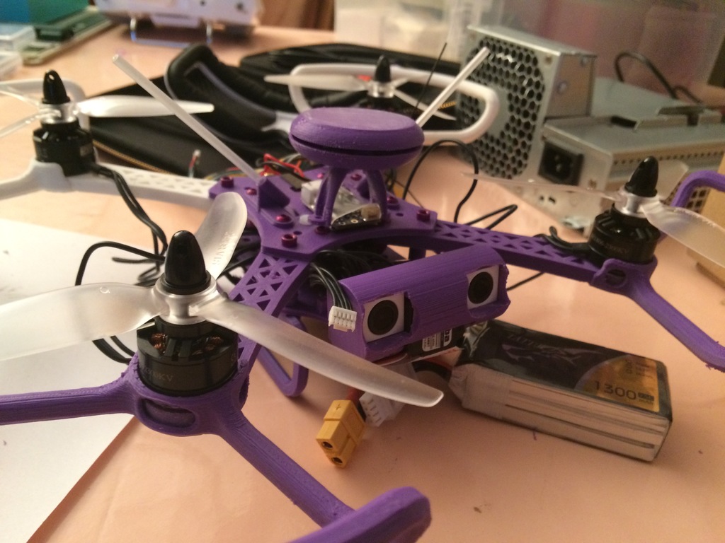 drone 228 , 3D PRINTED , 3D FLY , 3D IMMERSIVE VIEW