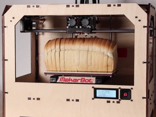 Loaf of bread for dual extrusion