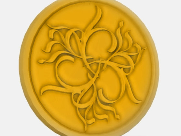 Ornamental Coin - Aesthetic Lorentz Force Curves