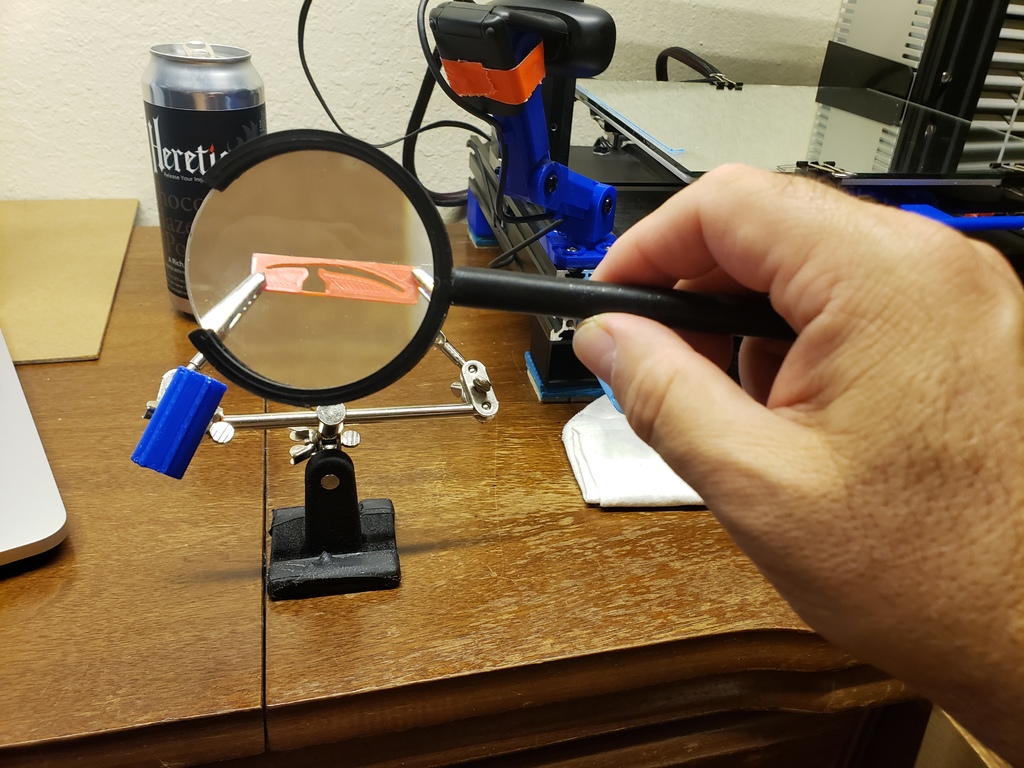 Magnifying Glass Holder, Holder Handle, And Holder Handle Holder