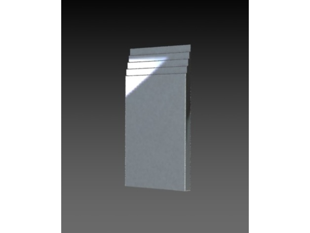 Card holder for 4 credit card sized slots