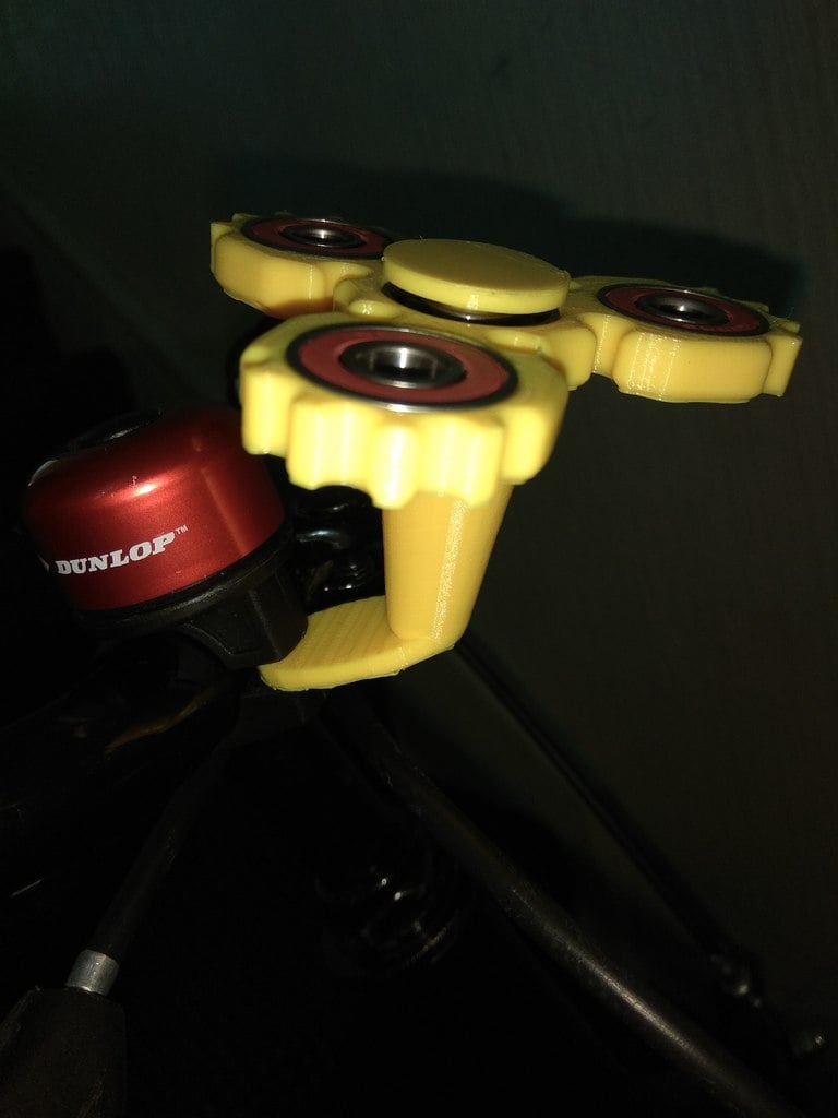 Fidget Spinner Bike Holder (for bike bells)