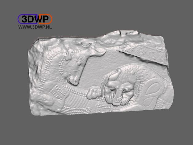 Assyrian Relief 3D Scan