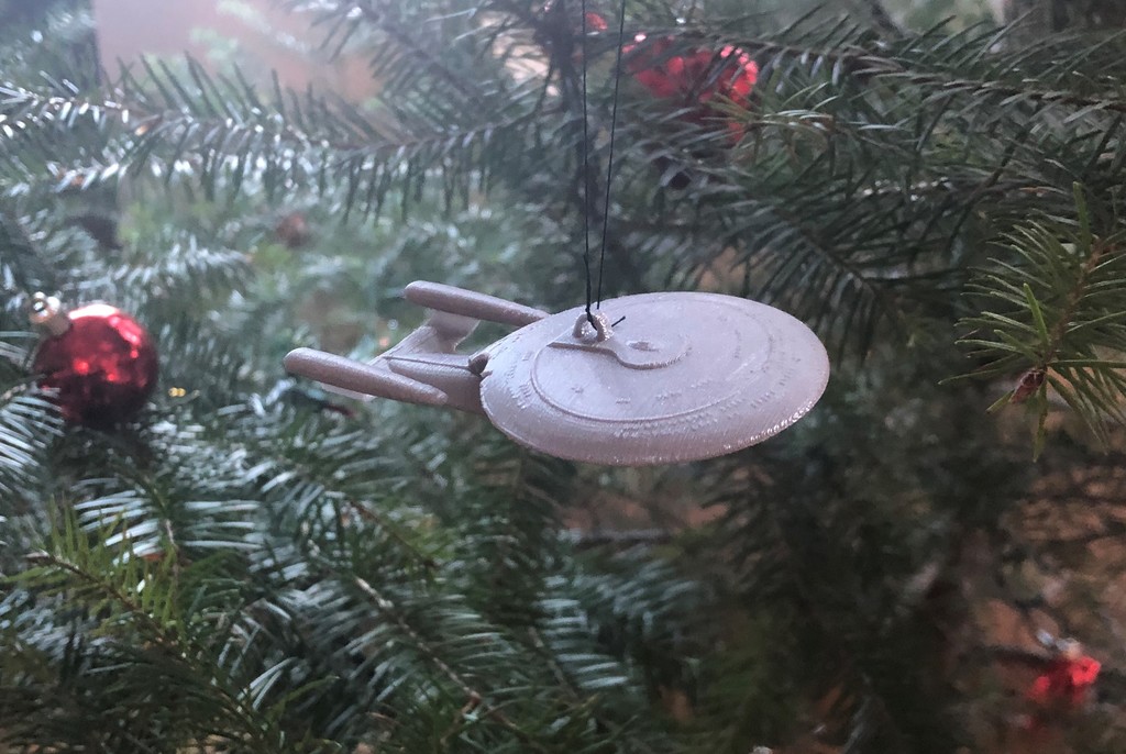 Enterprise D Christmas Ornament