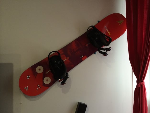Snow board wall mounts