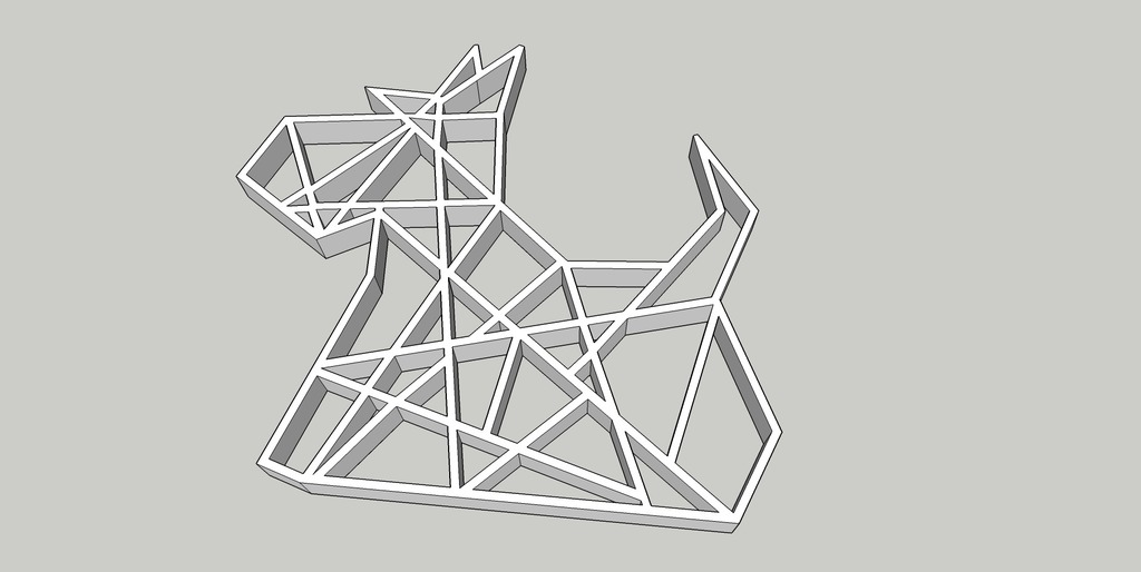 2d Scottie Dog Geometric