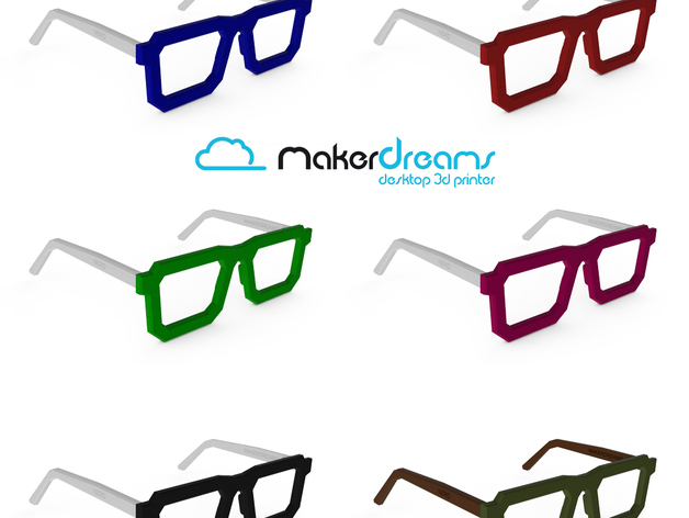 NERD Glasses design by MakerDreams
