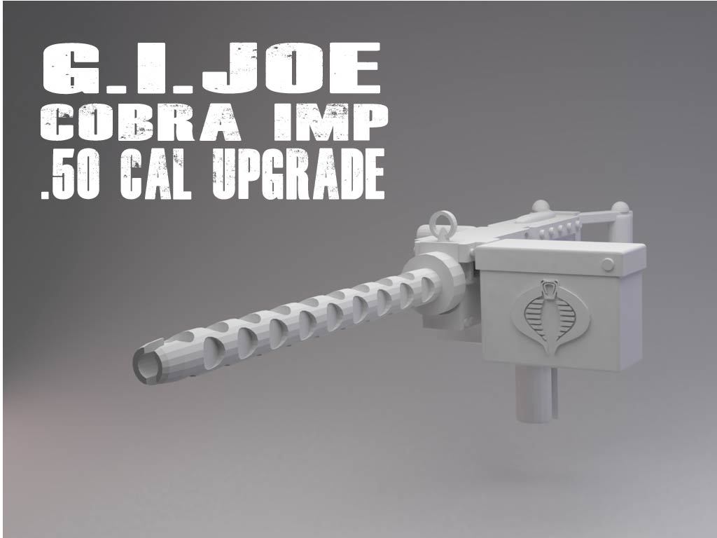 GI JOE Cobra IMP .50 Cal