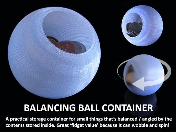 Balancing Ball Container