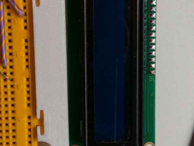 LCD 16x2 support for protoboard