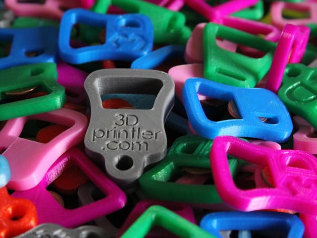 3D Printable Bottle Opener - REUSE YOUR PENNY