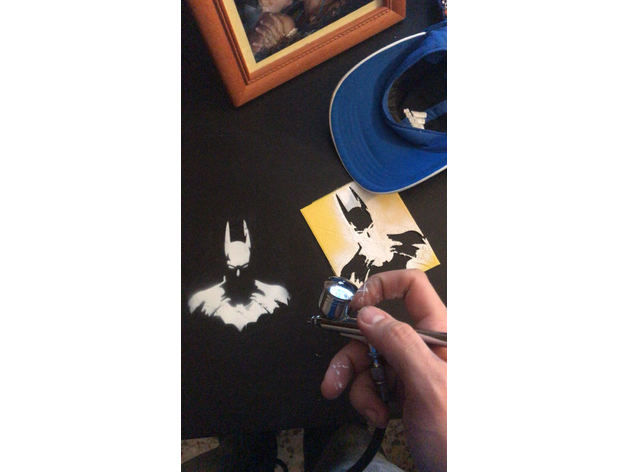Batman Sh Stencil