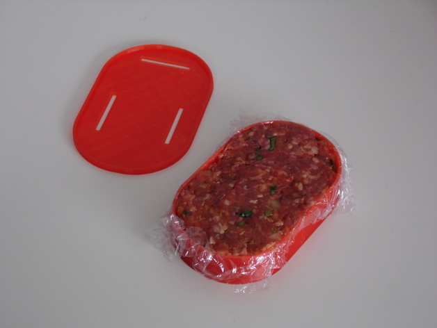 A printable burger mold