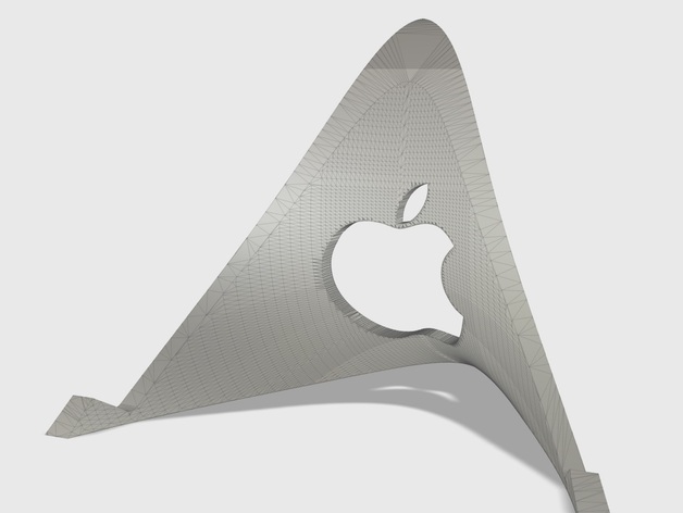 Parabola envelope ipad/tablet stand
