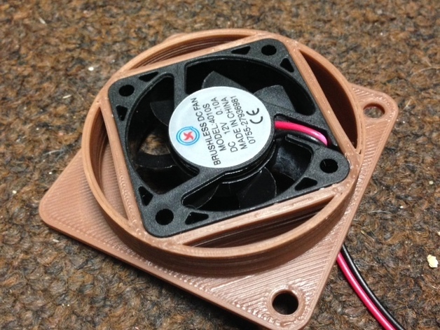 40mm fan adapter for print cooling fan holder for MakerFarm Prusa i3