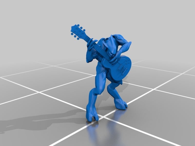 Halo Minor Elite model with Guitar