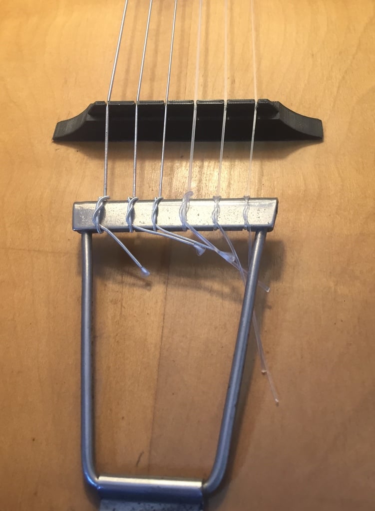 Acoustic guitar bridge