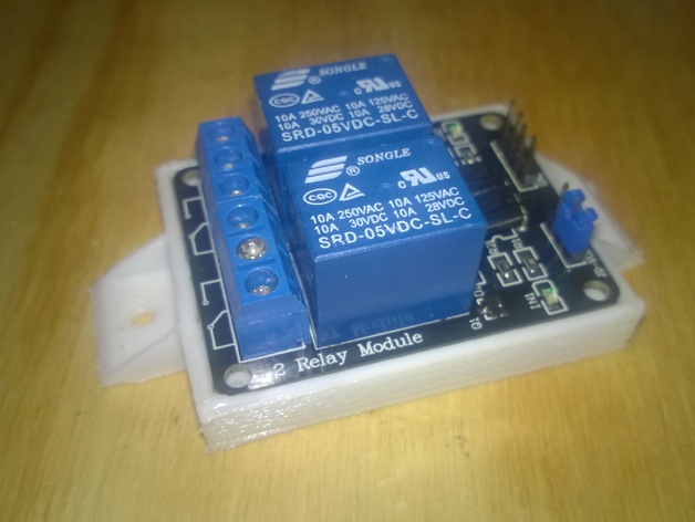 2 Channel Relay Module Mount Snap Fit